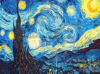Thumbnail for Free Paint By Numbers Kit Starry Night / 30X40Cm No Frame