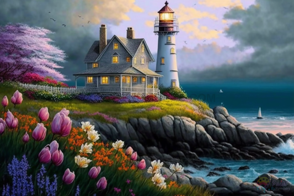The Lighthouse Paint By Numbers Kit