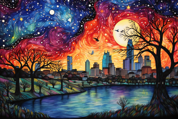 Texas Starry Night