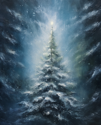 Thumbnail for Looking Up At An E Cold Christmas Tree