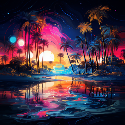 Out Of This World Glowing Beach