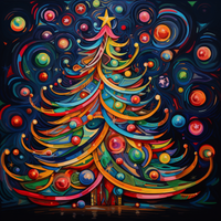 Thumbnail for Colorful Fun Christmas Tree
