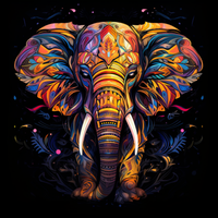 Thumbnail for Colorful Elephant
