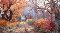 Thumbnail for Mesmerizing Autumn Path