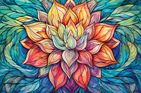 Thumbnail for Graceful Pastel Colored  Mandala