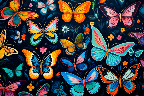 So Many Pretty Butterflies  Paint by Numbers Kit