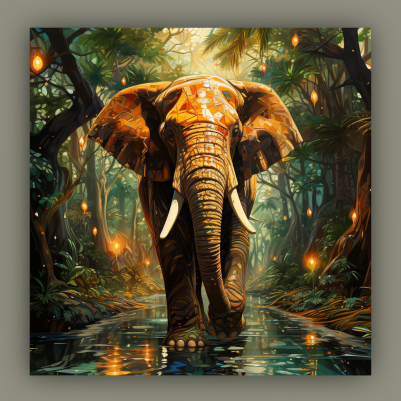 Mesmerizing Magical Elephant