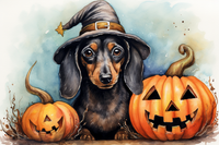 Thumbnail for Halloweendachshund