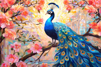 Thumbnail for Graceful Breathtaking Peacock