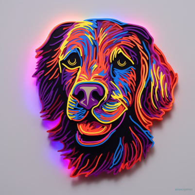 Electric, Neon Dog