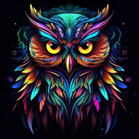 Thumbnail for Serious Abstract Owl