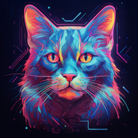 Thumbnail for Neon Kitty Cat