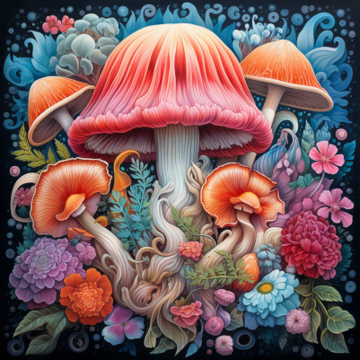 Mesmerizing Fun Mushrooms