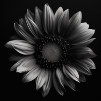 Thumbnail for Gray And Black Sunflower