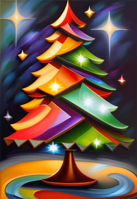 Thumbnail for Unique Colorful Tree And Stars