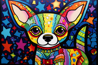 Thumbnail for Sweet Vibrant Christmas Chihuahua