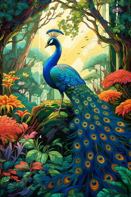 Rainforest Peacock