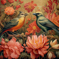 Thumbnail for Birds And Flowers In Bloom