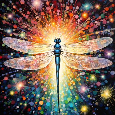 Dragonfly And Stars