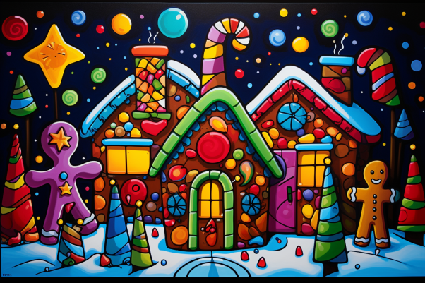 Wild Fun Christmas Gingerbread House