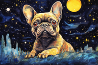 Thumbnail for Stargazing French Bulldog  Paint by Numbers Kit