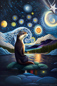 Thumbnail for Sea Otter On A Starry Night