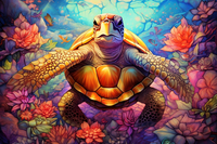 Thumbnail for Featuring A Golden Sea Turtle