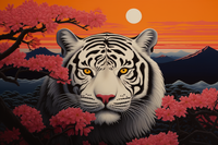 Thumbnail for Gazing White Tiger