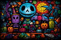Thumbnail for Colorful Abstract Halloween