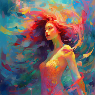 A Mermaid Painting