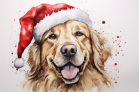 Thumbnail for Sweet Christmas Golden Retriever