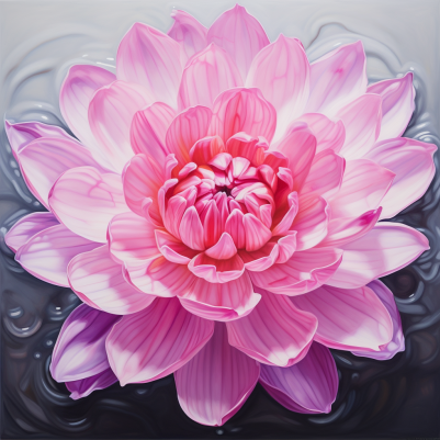 Dreamy Pink Floating Flower