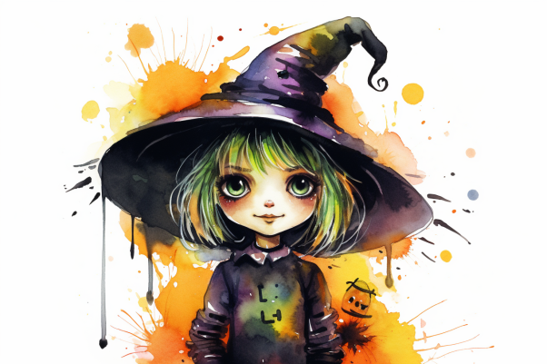 Sweet Little Halloween Witch