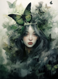 Thumbnail for A Girl And Butterflies