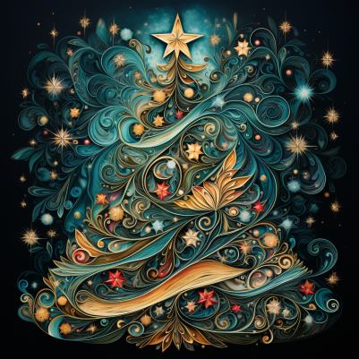 Artsy Christmas Tree