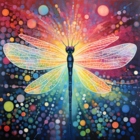 Thumbnail for Colorful Dragonfly