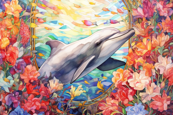 Dreamy Sweet Dolphin