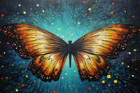 Thumbnail for Widewing Butterfly  Paint by Numbers Kit
