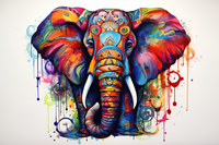 Thumbnail for Bright Colored Elephant