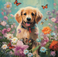 Thumbnail for Sweet Puppy In A Garden