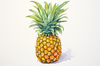 Thumbnail for Simple Watercolor Pineapple  Paint by Numbers Kit