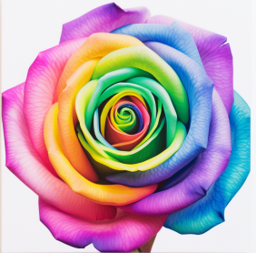 Purley Beautiful Multi Colored Rose