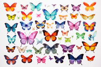 Thumbnail for Butterfly Collection  Paint by Numbers Kit