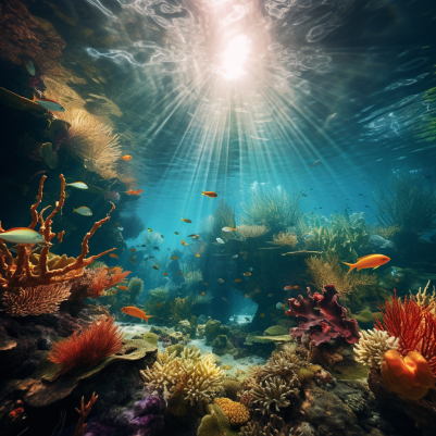 Mesmerizing Beautiful Underwater World