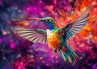 Thumbnail for Magical Little Hummingbird In The Stars