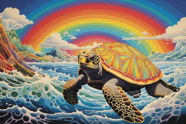 Sea Turtle Dreams  Paint by Numbers Kit