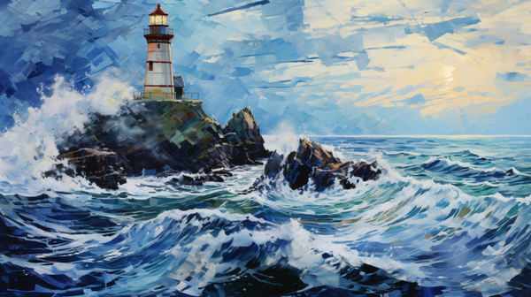 ダイヤモンドアートクラブ Lighthouse in the Night Lighthouse in the Night – Diamond Art Club