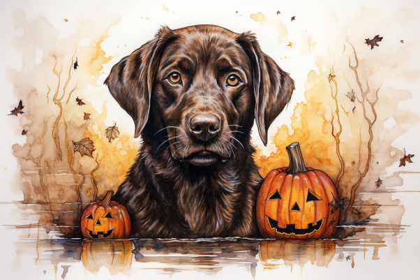 Halloween Labrador