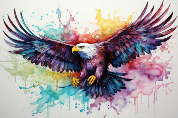 Watercolor Eagle