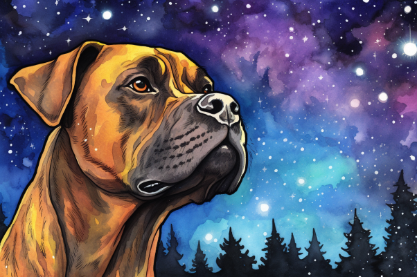 Starry Night Boxer  Paint by Numbers Kit